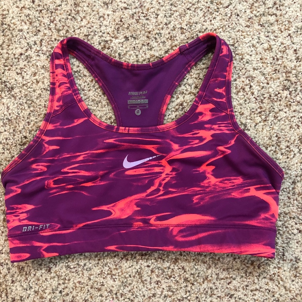 Lava print Nike sports bra